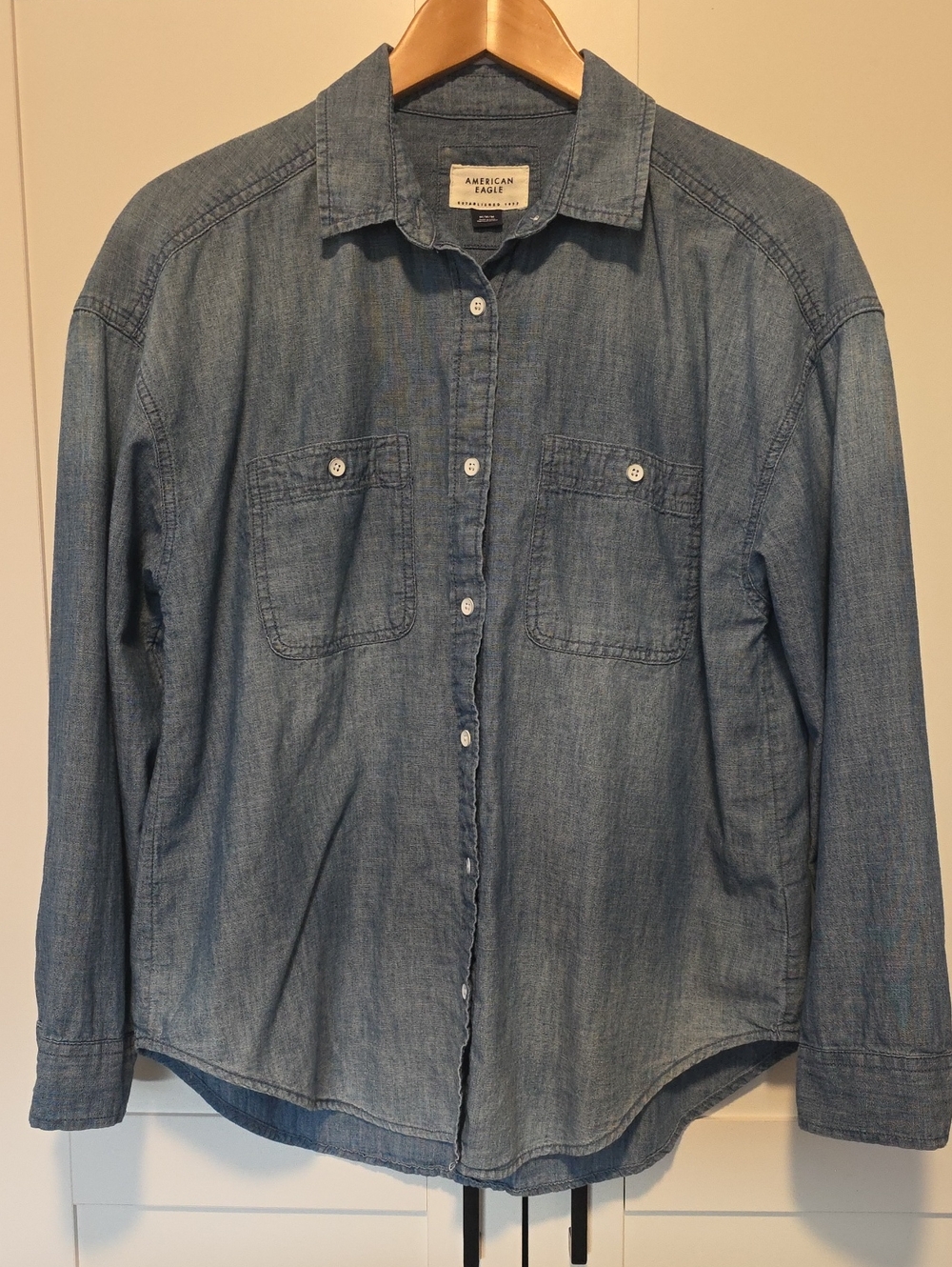 American Eagle Soft Denim Shirt